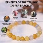 Yellow Jasper Crystal Bracelet - 8MM (Energy Boost)