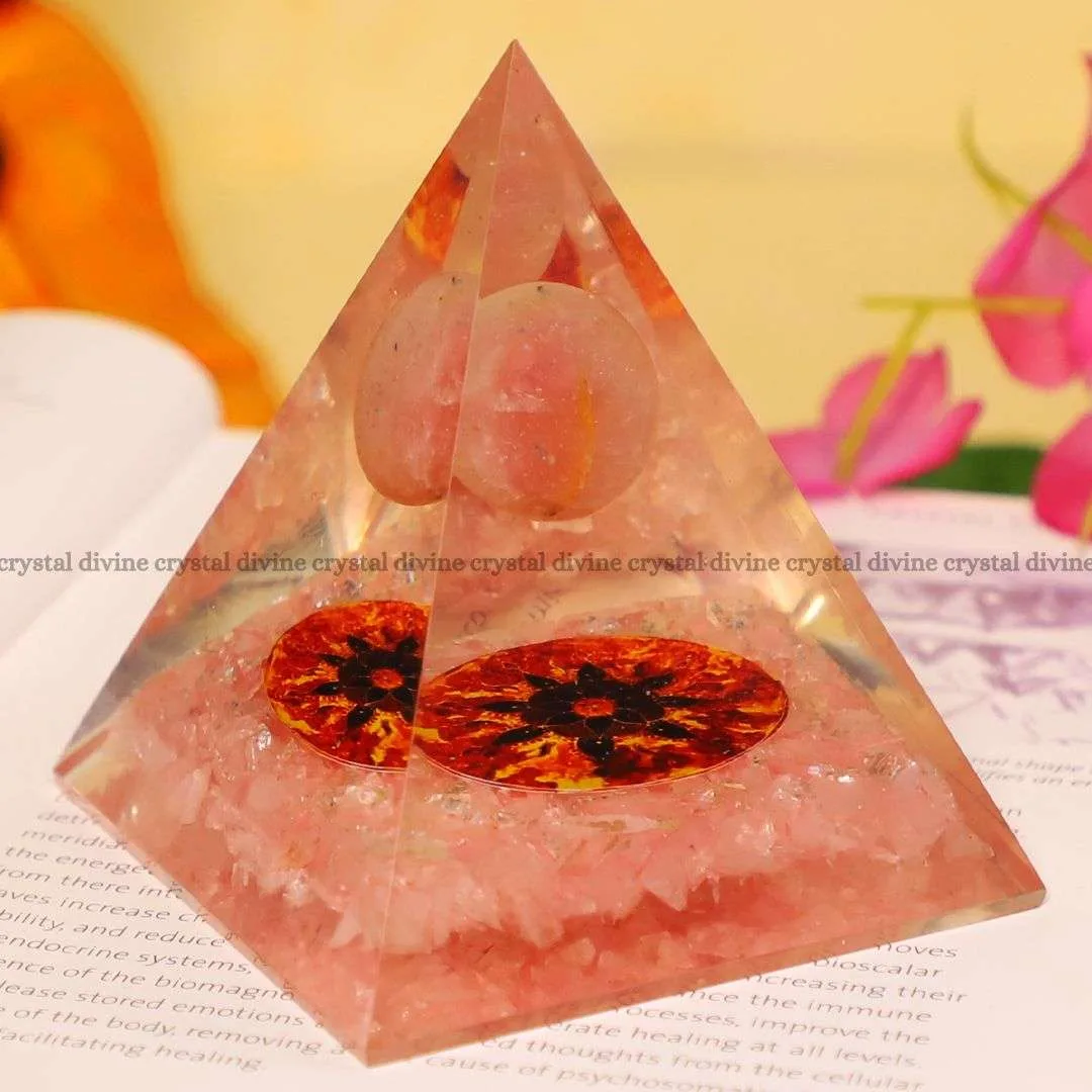 Rose Quartz Orgonite buying Pyramid 