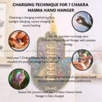 Seven Chakra Door Hamsa Hand Hanger (Energy Cleansing)