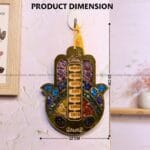 Seven Chakra Door Hamsa Hand Hanger (Energy Cleansing)