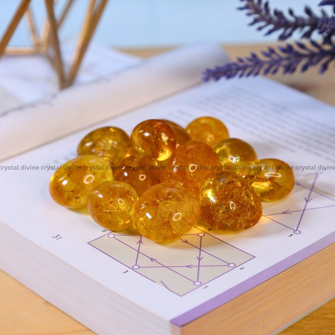 Citrine Tumble Stone Pack of 5