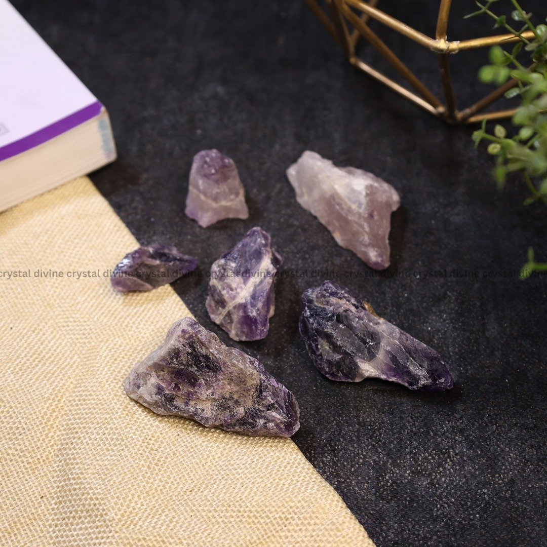 Amethyst Crystal Raw 2pcs (Healing)