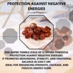 Red Jasper Tumble Stone Pack Of 5 (Grounding & Stability)