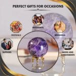 Amethyst Crystal Sphere (Clarity & Mental Focus)