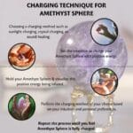 Amethyst Crystal Sphere (Clarity & Mental Focus)