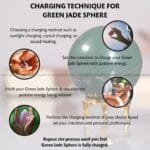 Green Jade Crystal Sphere (Luck & Fortune)