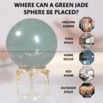 Green Jade Crystal Sphere (Luck & Fortune)
