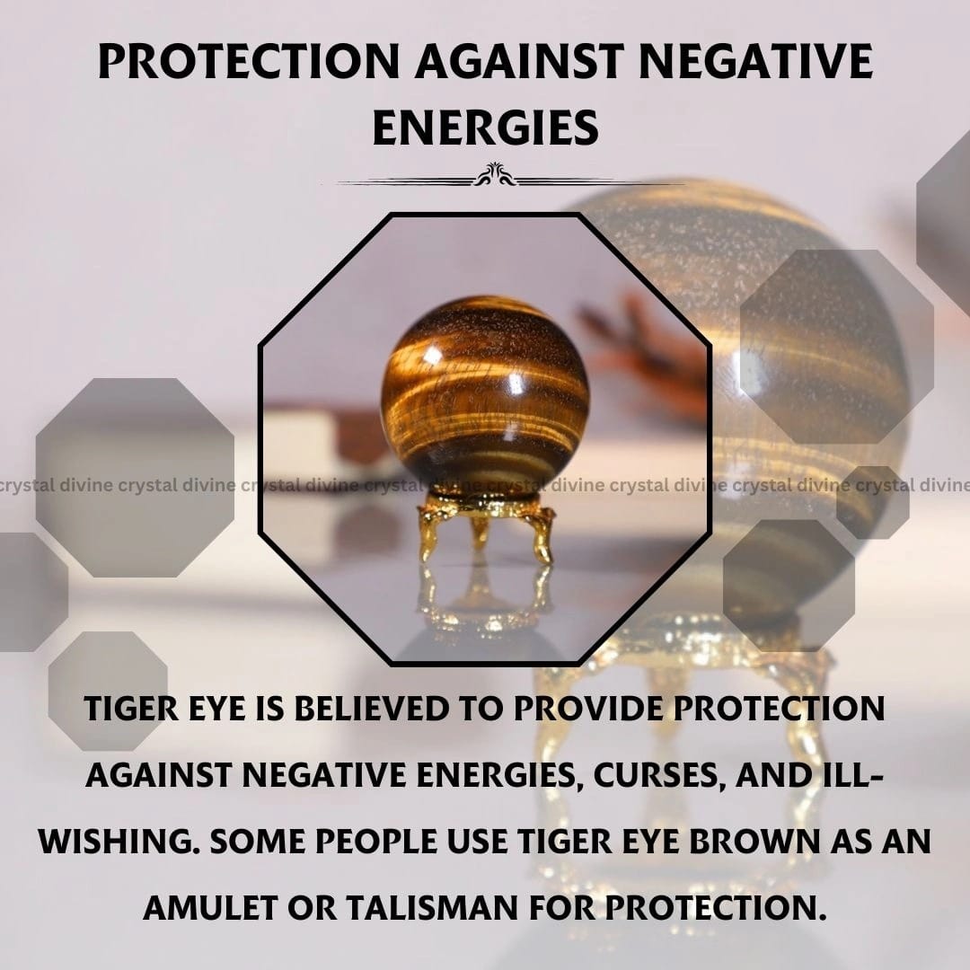 Tiger Eye Crystal Sphere (Confidence)