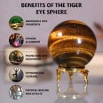 Tiger Eye Crystal Sphere (Confidence)