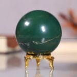 Green Jade Crystal Sphere (Luck & Fortune)
