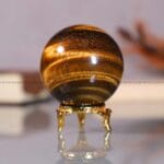Tiger Eye Crystal Sphere (Confidence)