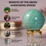 Green Aventurine Crystal Sphere (Spiritual Growth)
