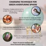 Green Aventurine Crystal Sphere (Spiritual Growth)