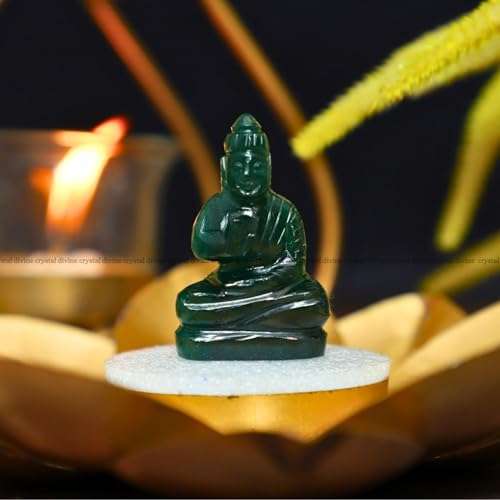 Green Jade Buddha Idol