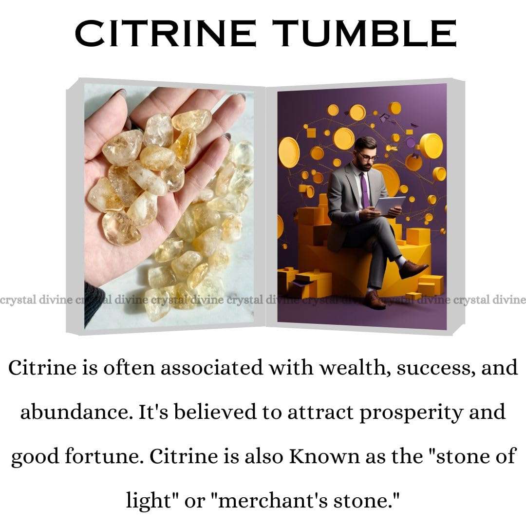 Citrine Crystal Tumble