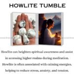 Howlite Tumble Stone Pack of 5 (Spiritual Awareness)