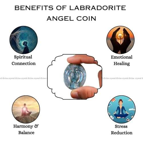Labradorite Angel Coin (Mindfulness and Meditation)