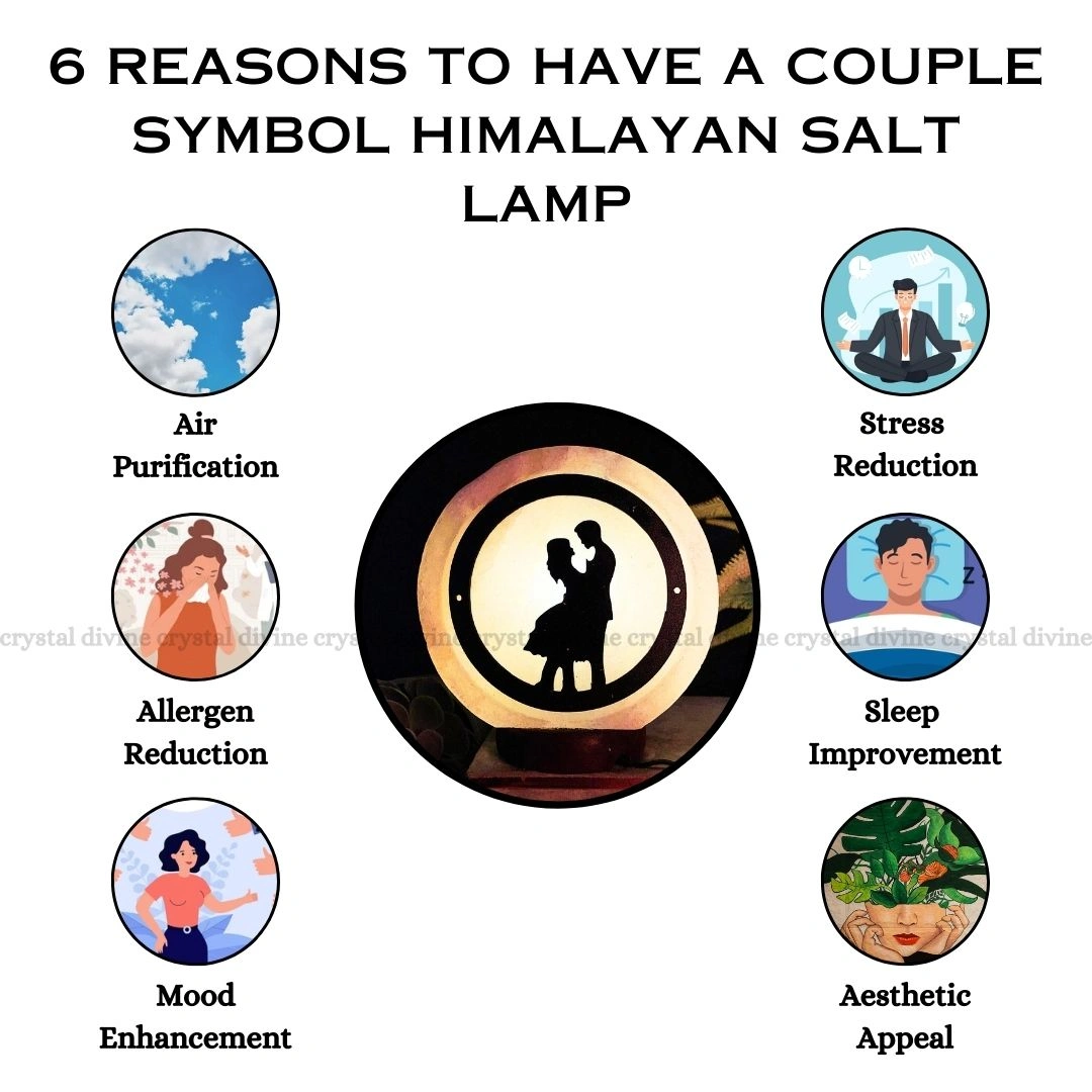 Couple Symbol Himalayan Salt Lamp