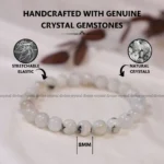 Rainbow Moonstone Crystal Bracelet - 8MM (Hormonal Balance)