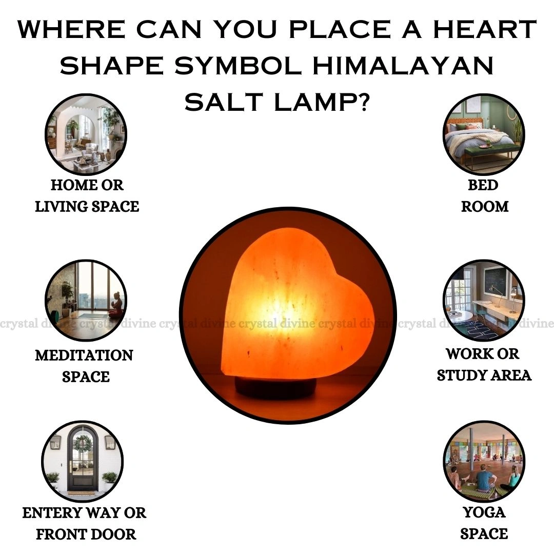 Heart Shape Symbol Himalayan Salt Lamp
