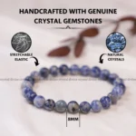 Sodalite Crystal Bracelet - 8MM (Promotion Of Harmony)