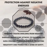 Hematite Crystal Bracelet - 8MM (Improved Focus & Concentration)