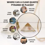 Clear Quartz Crystal Pyramid (Protection & Manifestation)