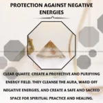 Clear Quartz Crystal Pyramid (Protection & Manifestation)