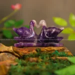 Amethyst Crystal Duck (Improve Health & Stress Relief)