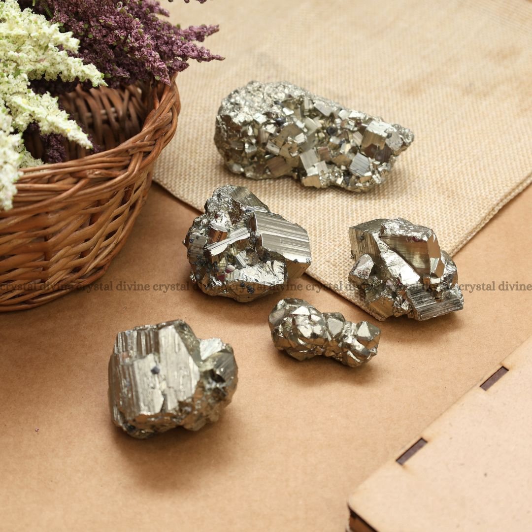 Pyrite Stone (Cocada) (Abundance & Prosperity)- 50 To 70 Gram - 1pic