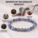 Sodalite Crystal Bracelet - 8MM (Promotion Of Harmony)