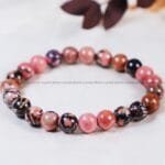 Pink Rhodochrosite Bracelet - 8MM (Emotional Stability)