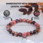 Pink Rhodochrosite Bracelet - 8MM (Emotional Stability)