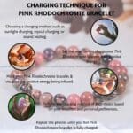 Pink Rhodochrosite Bracelet - 8MM (Emotional Stability)