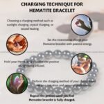 Hematite Crystal Bracelet - 8MM (Improved Focus & Concentration)