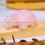 Rose Quartz Crystal Tortoise (Self-Love & Acceptance)