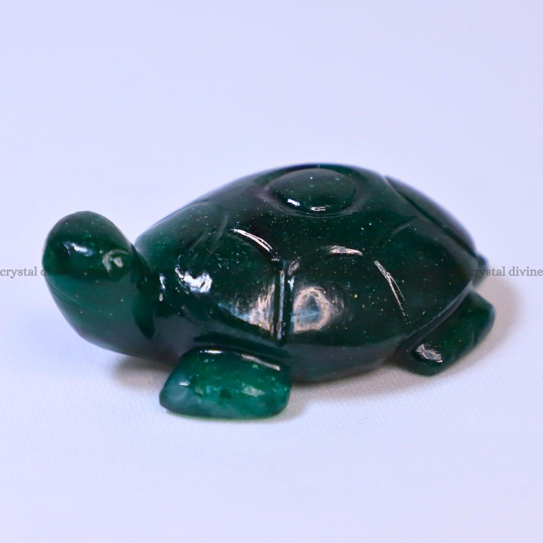 Green Jade Crystal Turtle