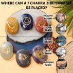 7 Chakra Symbol Coins Engraved Set (Enhanced Meditation Practice)