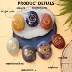7 Chakra Symbol Coins Engraved Set (Enhanced Meditation Practice)