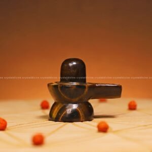 Tiger Eyes Shivling (Grounding & Stability)