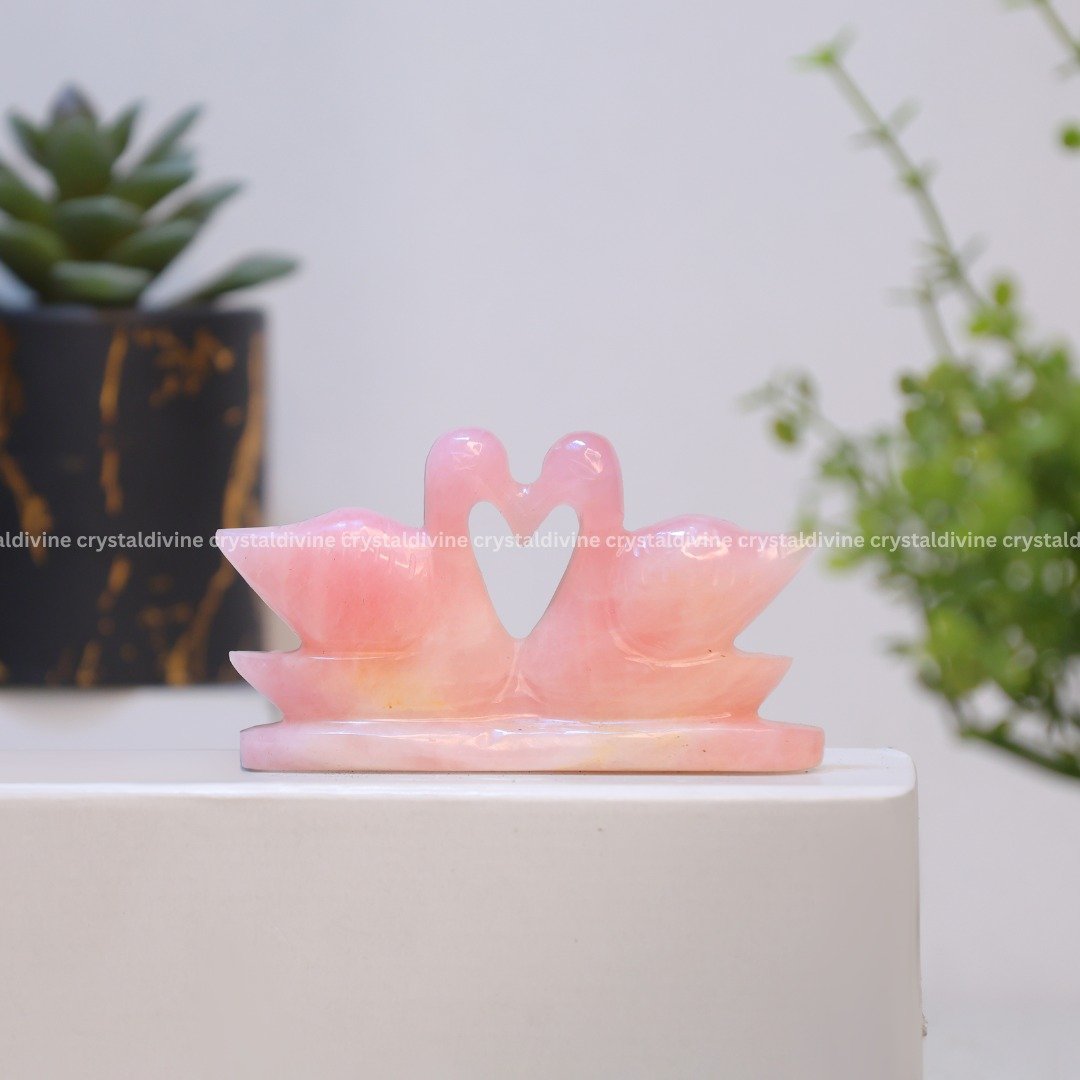 Rose Quartz Duck