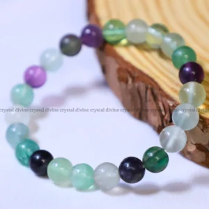 Fluorite Crystal Bracelet - 8MM