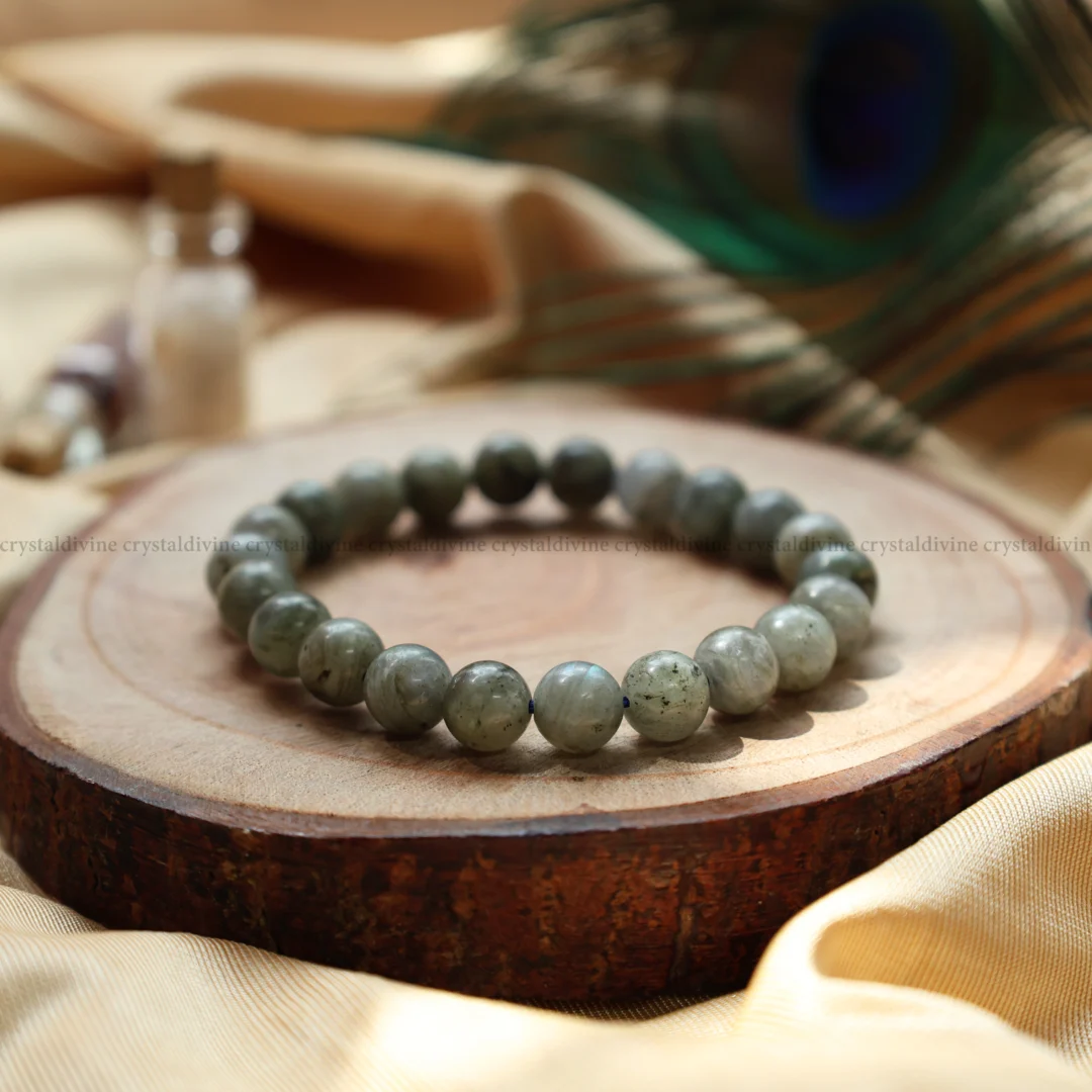 Labradorite Crystal Bracelet - 8MM (Protection & Cleansing)