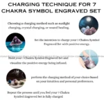 7 Chakra Symbol Coins Engraved Set (Enhanced Meditation Practice)