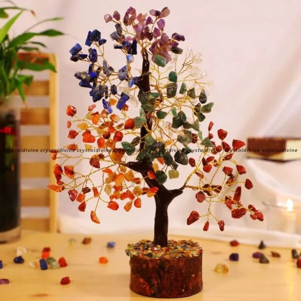 seven chakra crystal tree benefits