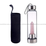 Rose Quartz Crystal Bottle (Relationship Enhancement & Love)