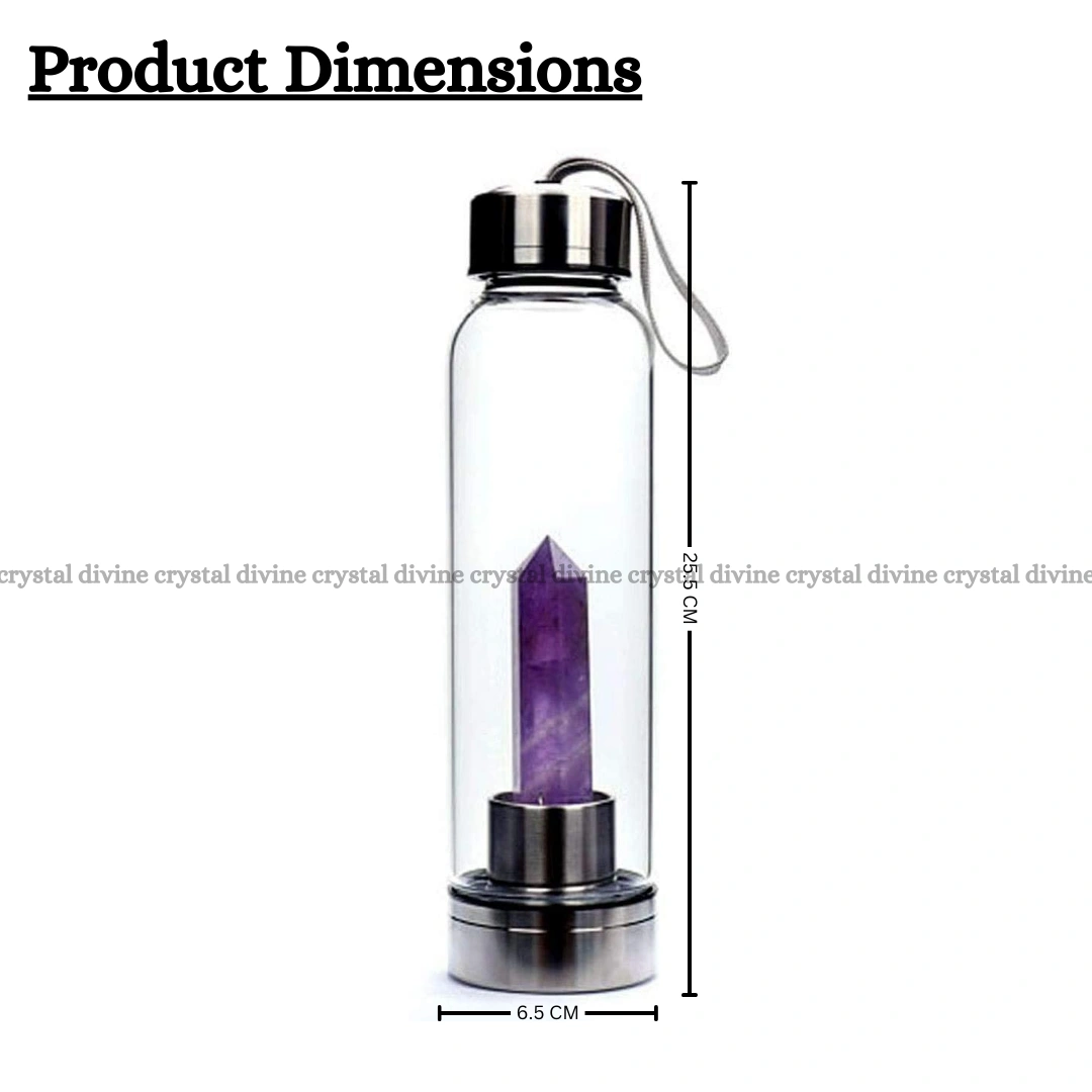 Amethyst Crystal Bottle (Calming & Relaxing)