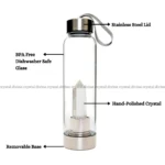 Clear Quartz Crystal Bottle (Clarity & Focus)