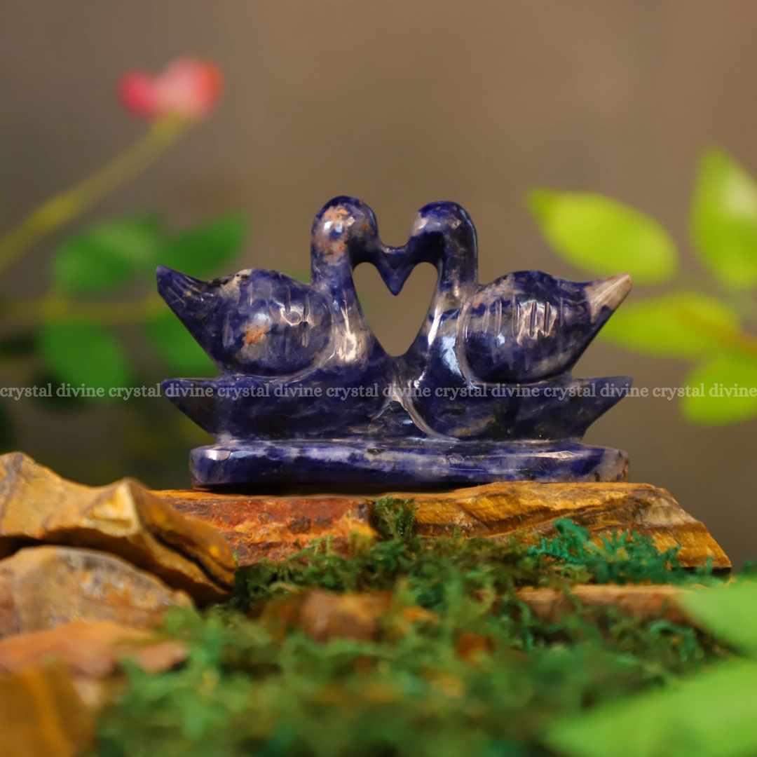 Sodalite Crystal Duck (Improves Communication & Enhances Creativity)