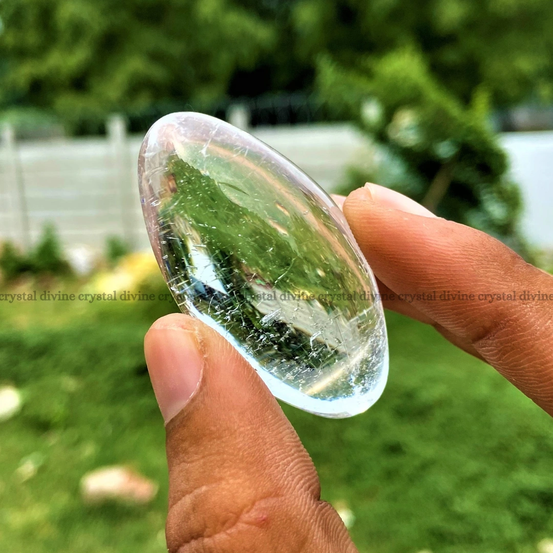 Clear Quartz Crystal Shiv Lingam (Clarity & Focus)